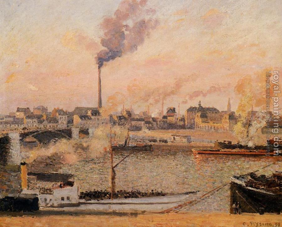 Camille Pissarro : Saint-Sever, Rouen, Morning, Five O'Clock